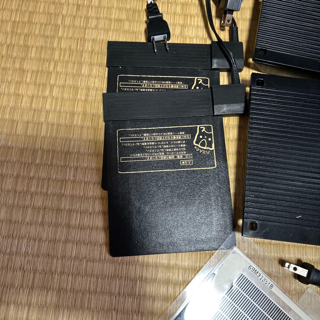 爬虫類、小動物用のヒーター ＆サーモスタット＆パネルヒーターセット　まとめ売り