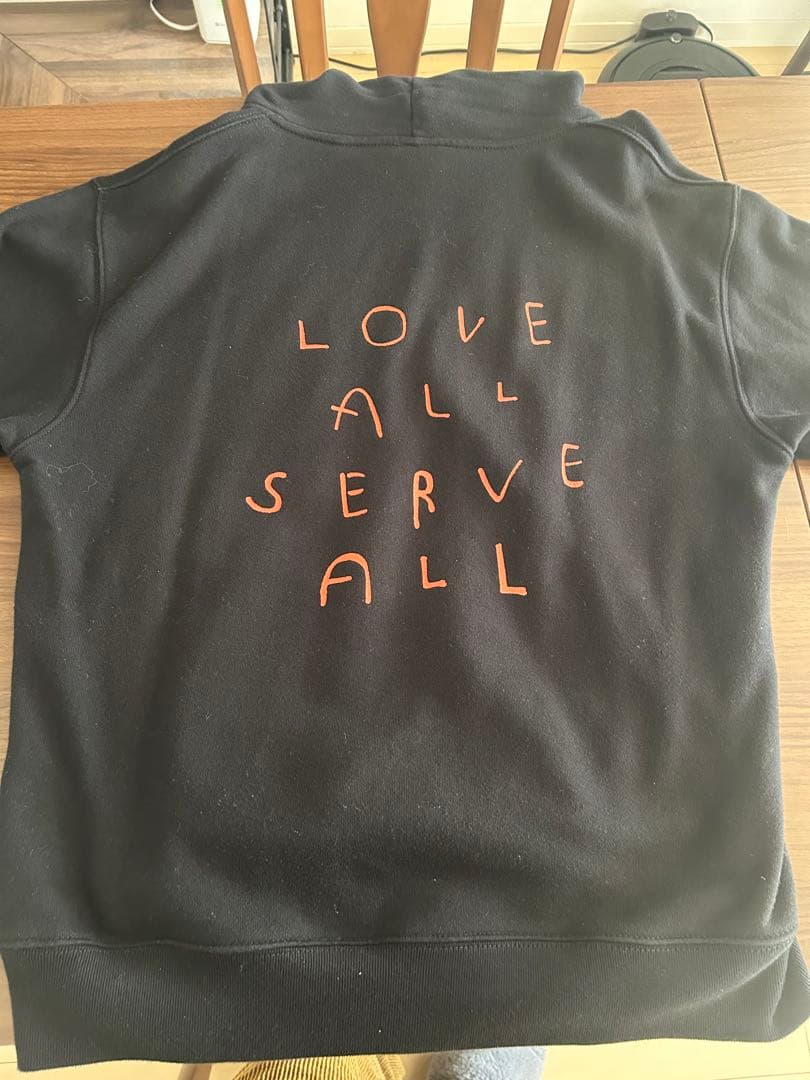 藤井風 LOVE ALL SERVE ALL フーディパーカー XL