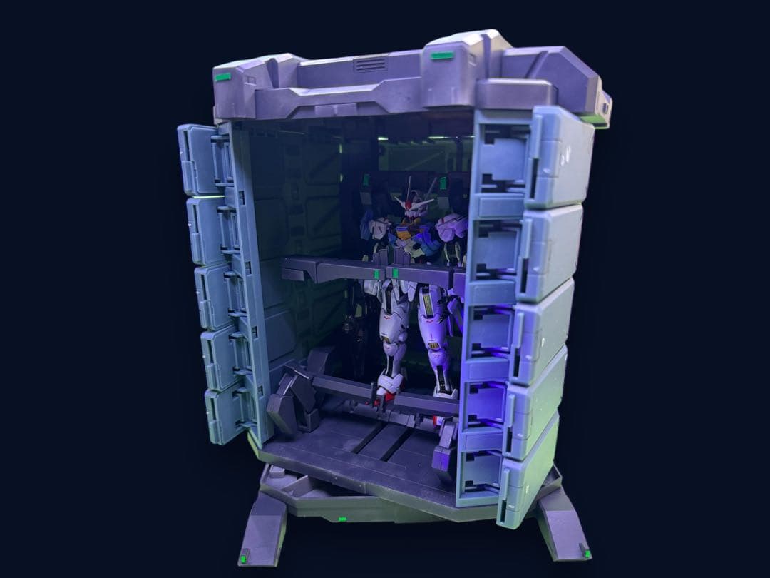 MSコンテナ ウェザリング塗装品内蔵 HGエアリアル&フライトユニット完成品！！