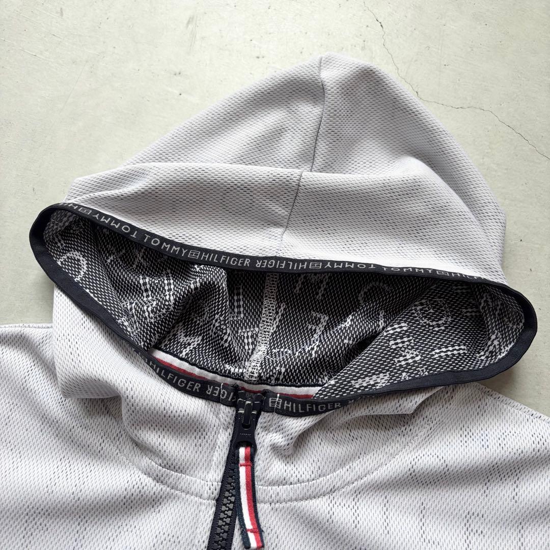   GOLF 総柄メッシュ ダブルジップパーカー M