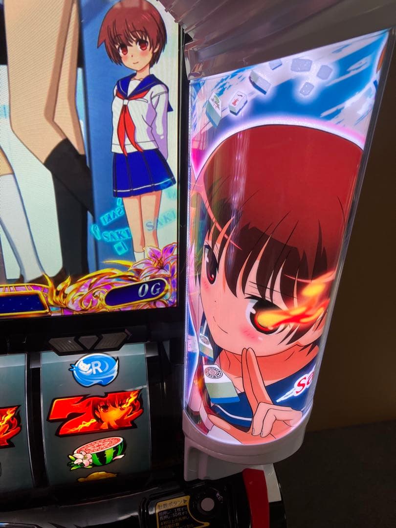 パチスロ Ｌ 咲‐Saki‐ 頂上決戦 簡易ユニット付 スマスロ実機⭕️送料無料⭕️