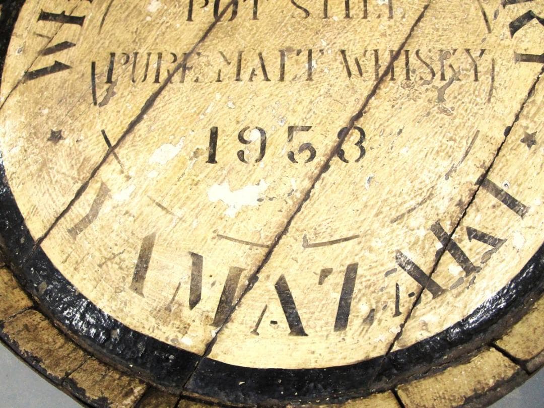 y0205-1 サントリー山崎工場 ウイスキー樽　1953年 　高さ87cm