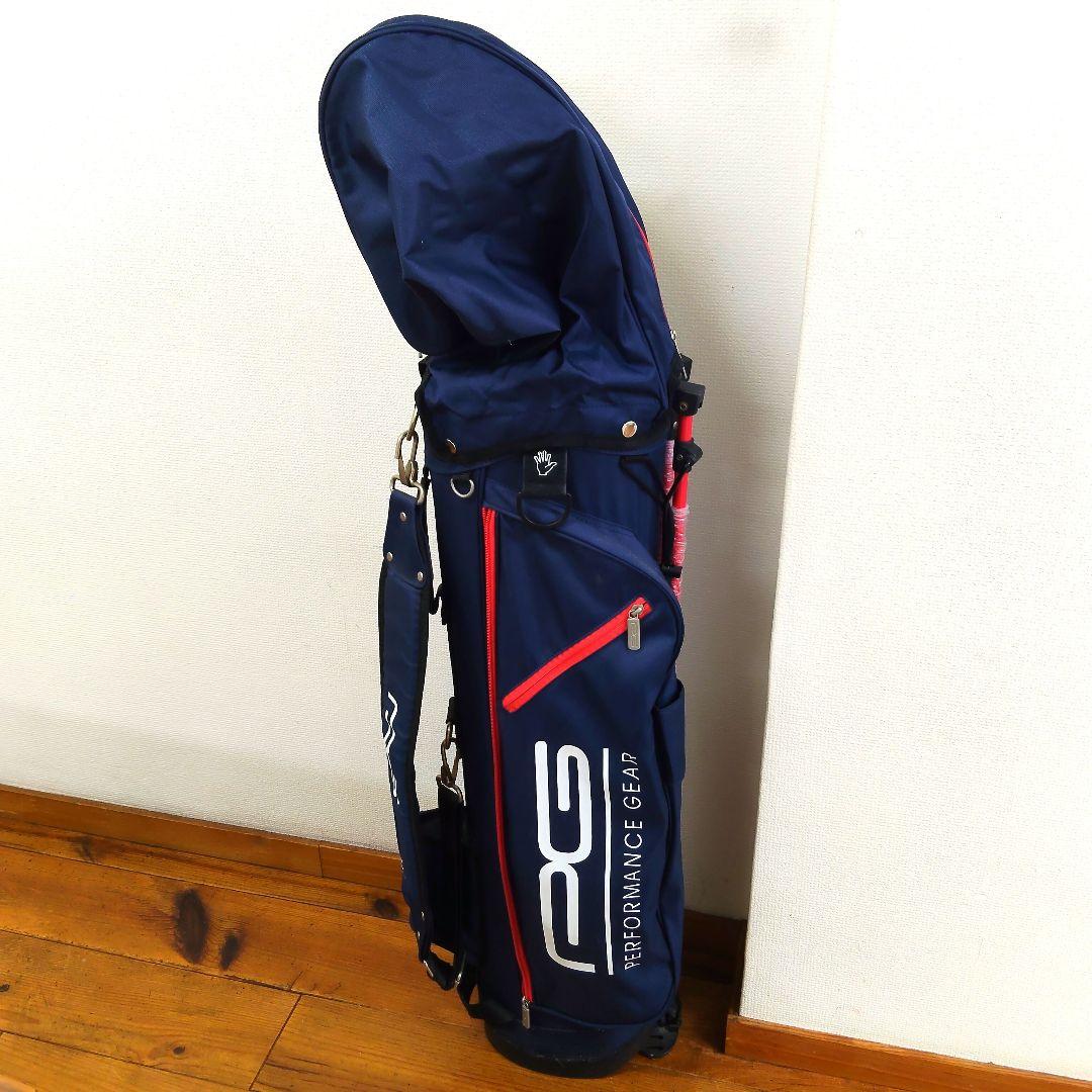 最安値【お早めにどうぞ】PG 【美品】パフォーマンスギアキャディバッグ ネイビー