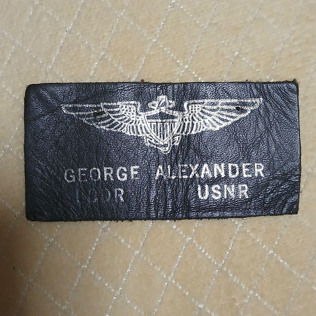 レザー名札 E ALEXANDER USNR