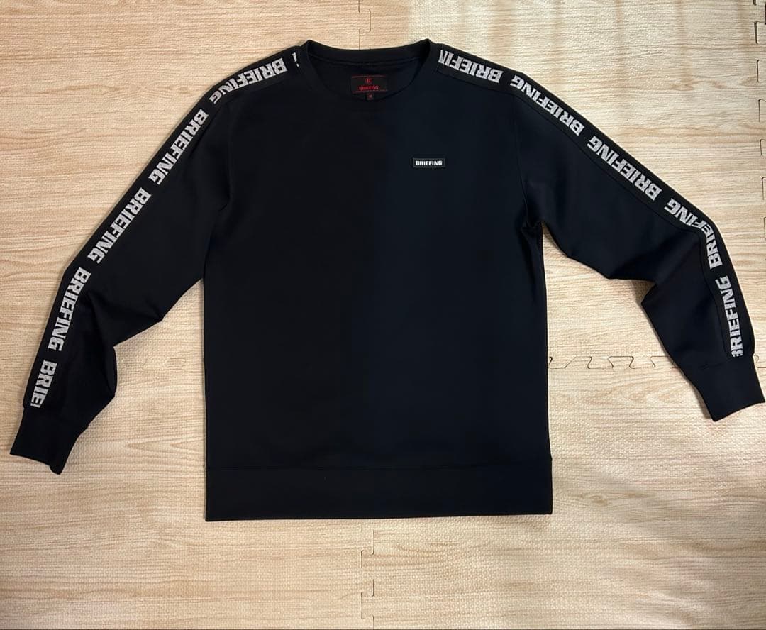 メンズウェア BRIEFING GOLF SIDE LINE CREW NECK M