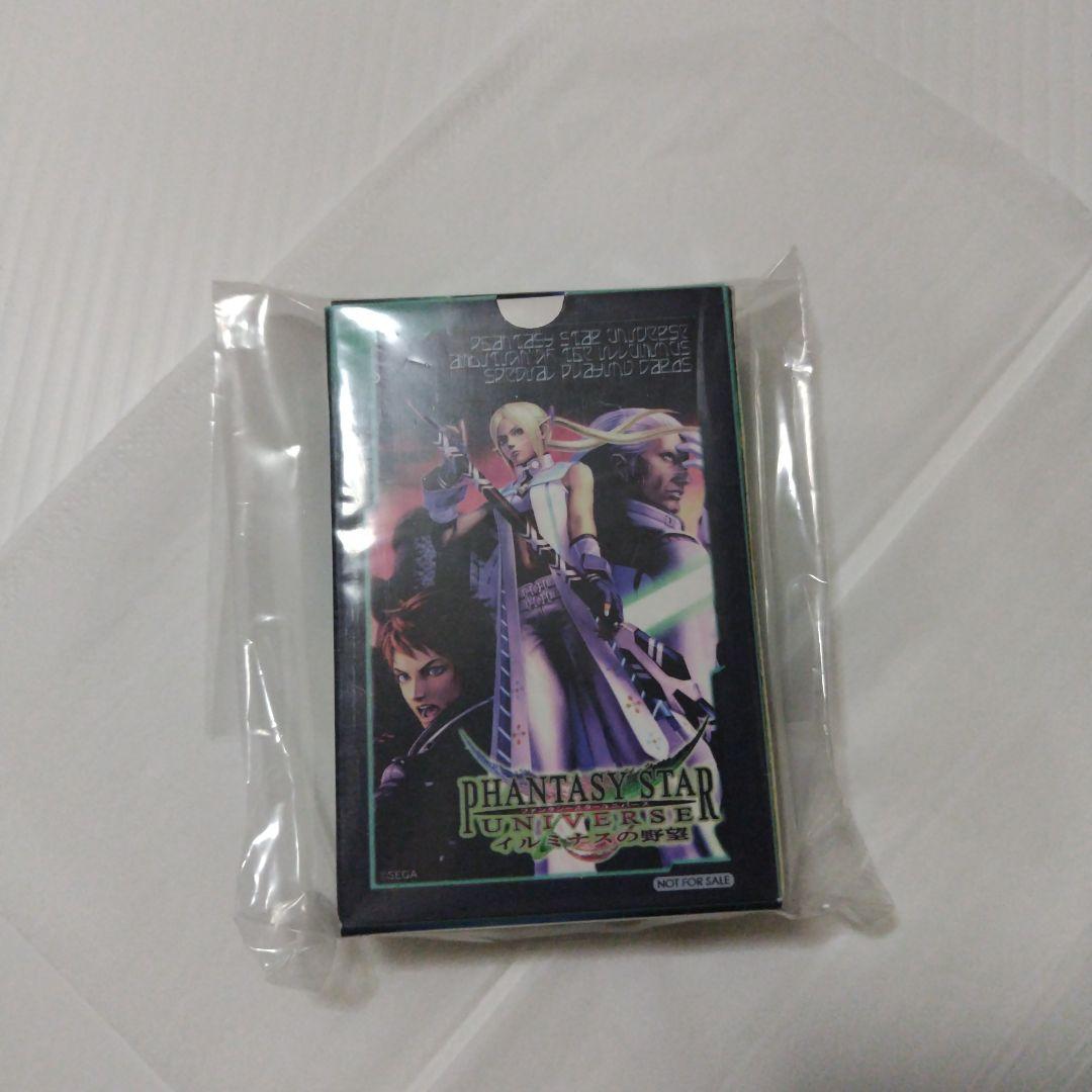 ファンタシースター ユニバース 　イルミナスの野望　非売品トランプ