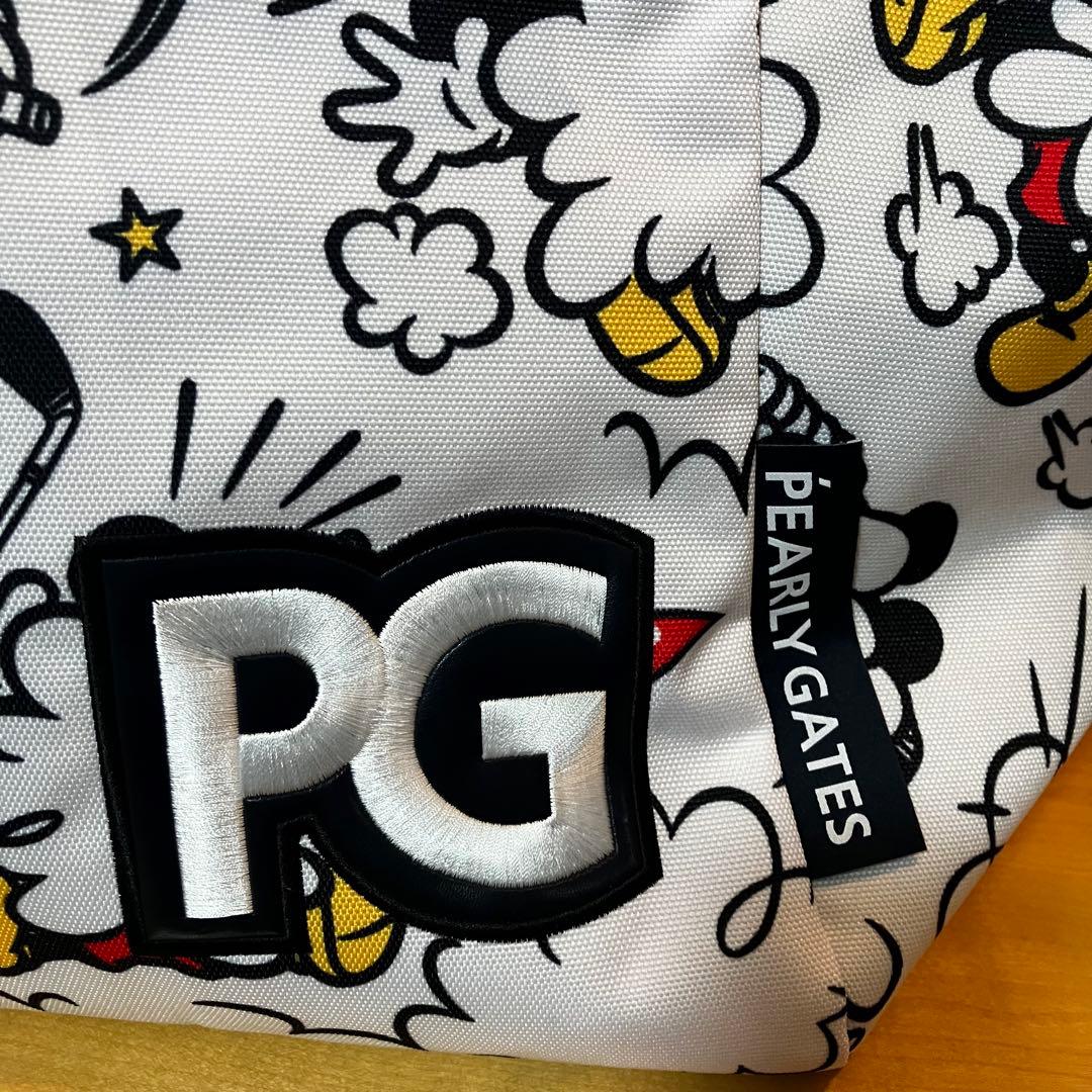 未使用　パーリーゲイツ ミッキー コラボ ロッカーバッグ 総柄 トートバッグ