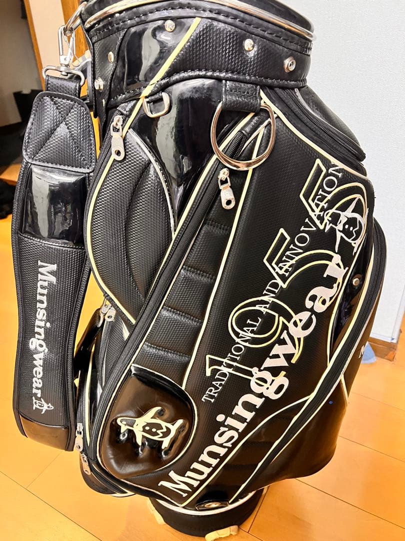 【最終値下げ】Munsingwear ブラック キャディバッグ