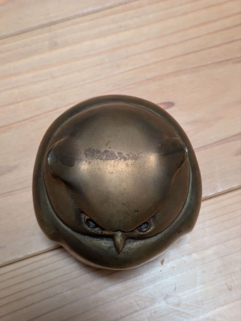 銅製 ふくろう香炉　米田美昭作