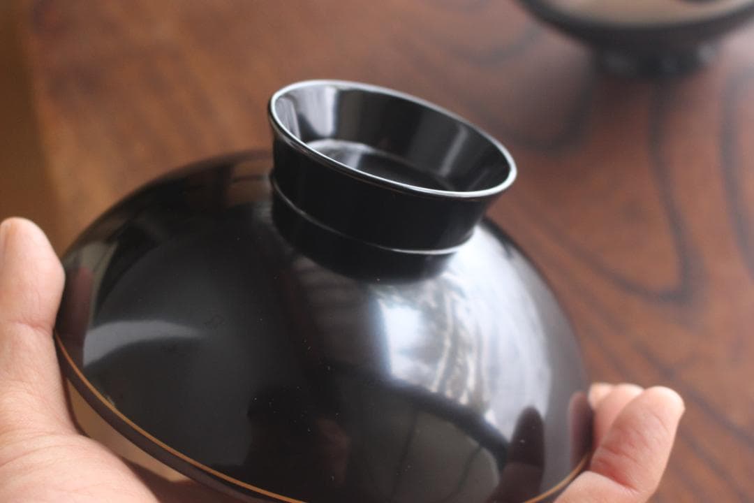 デッドストック！極上銀地に優美な四君子蒔絵の映えるお椀2点（検輪島塗蒔絵椀煮物椀