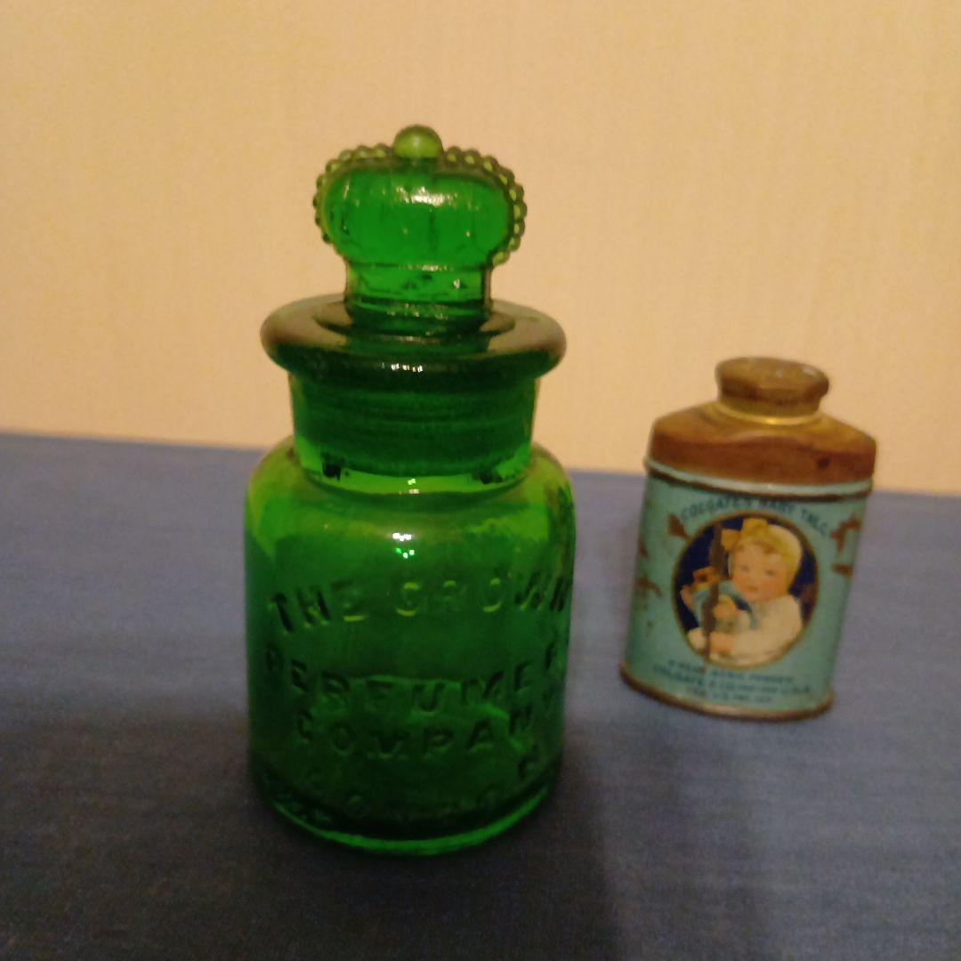 希少アンティーク　王冠　ガラス瓶　ザ・クラウン・パフューム・カンパニー　ロンドン