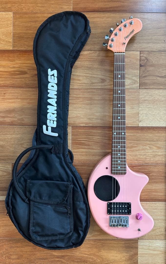 フェルナンデスZO-3 （ピンク）音出ますが、ガリありますのでジャンク扱いで❗️