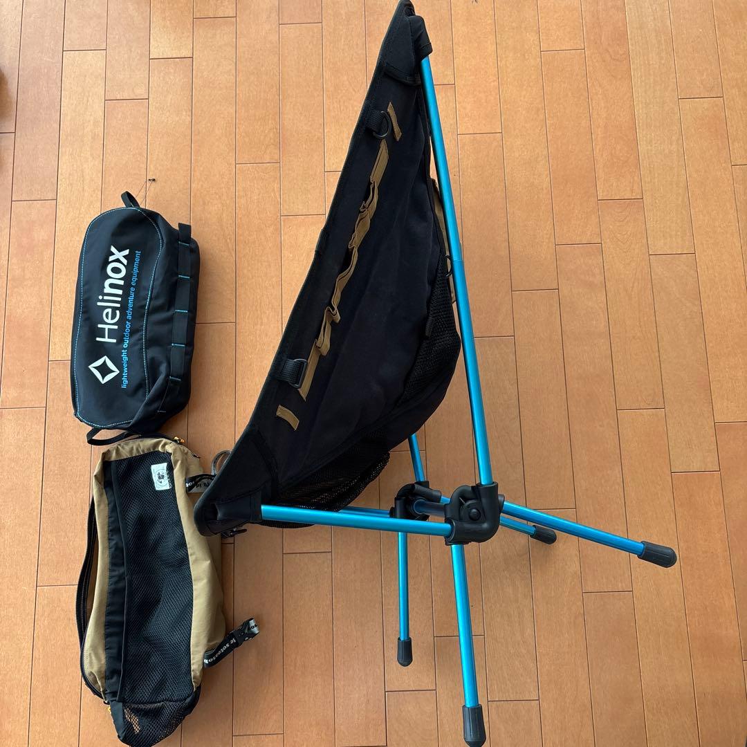 ヘリノックス　チェアワン　カバー未使用　grn outdoorカバー付