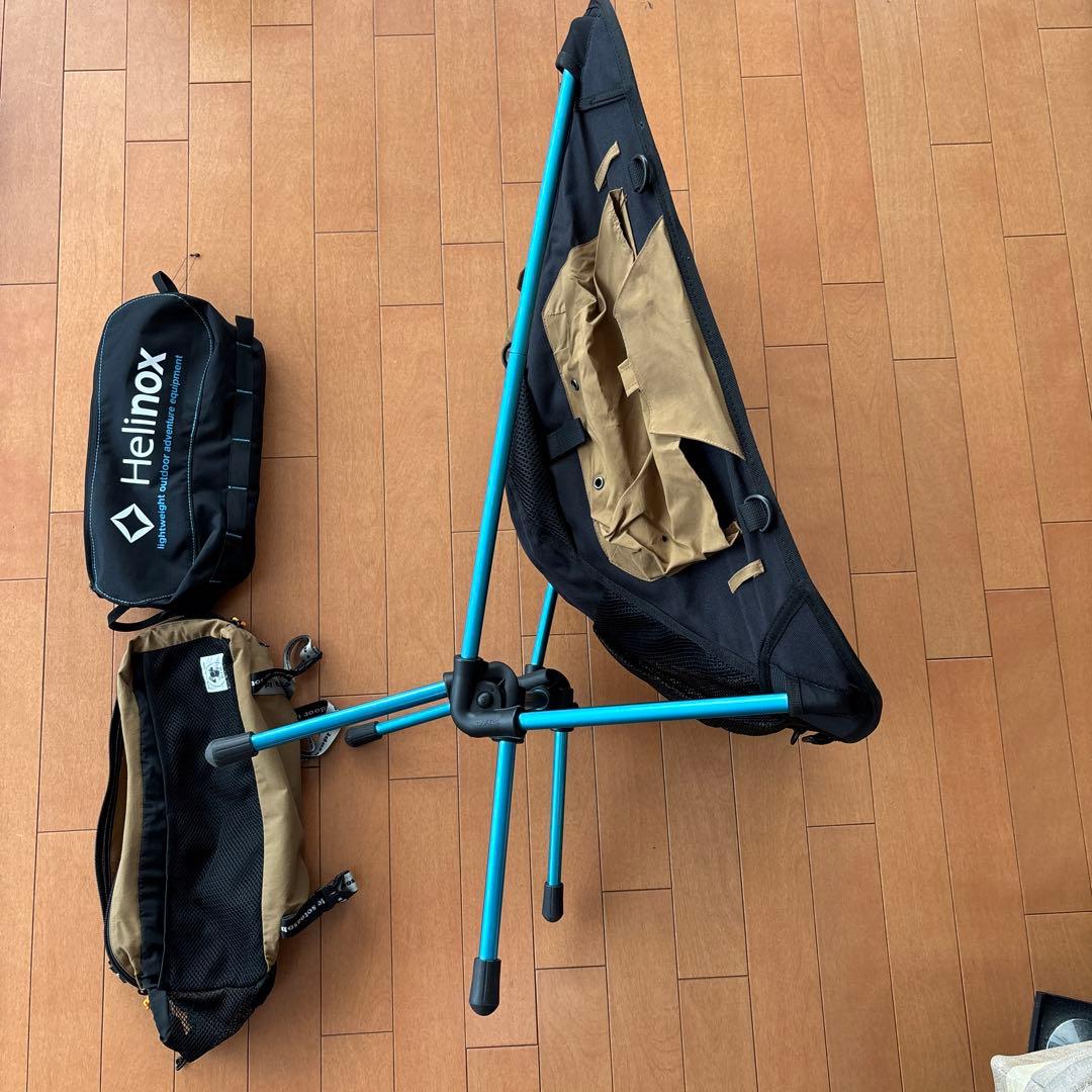 ヘリノックス　チェアワン　カバー未使用　grn outdoorカバー付