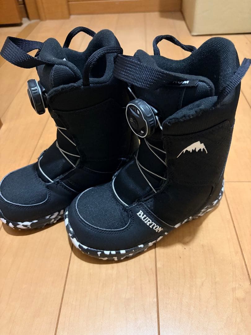 【超美品】バートン　キッズ　スノーボードブーツ　17.5cm