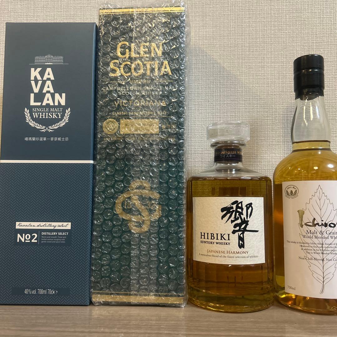 か*ん様 響JH イチローズモルト　カバラン　グレンスコシア　ウィスキー4本セッ