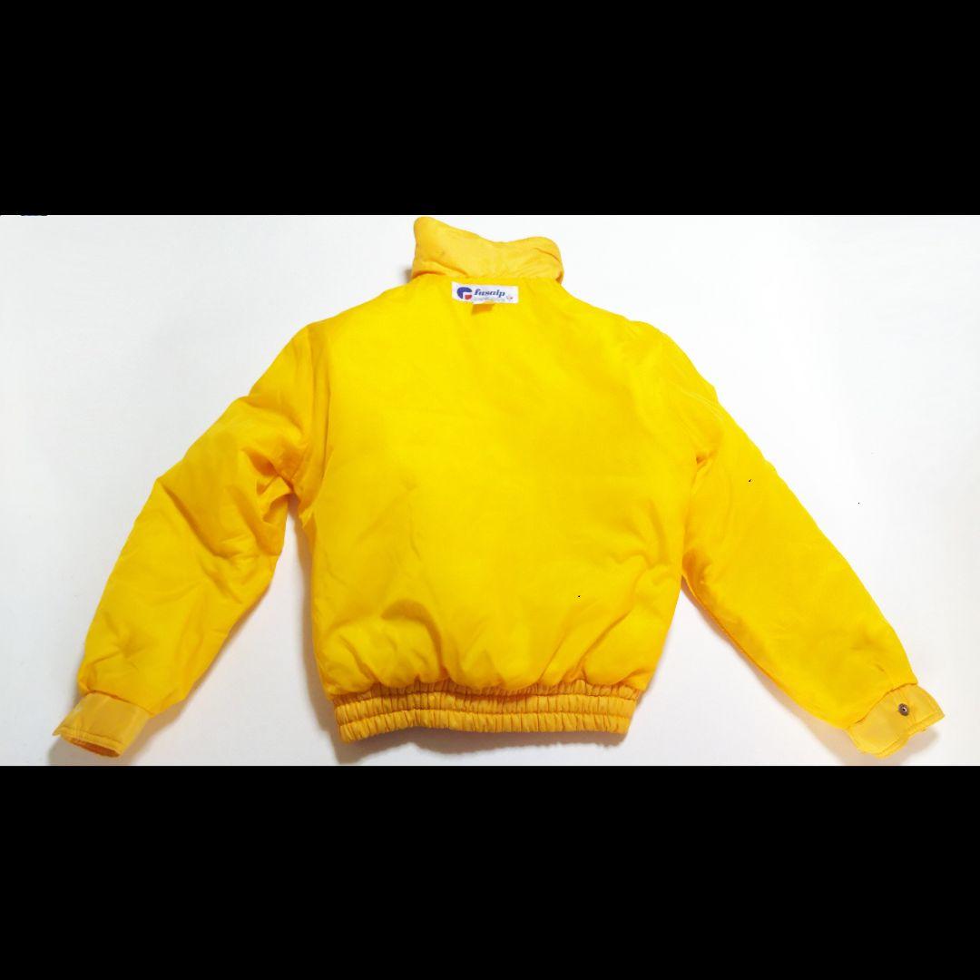 fusalp フザルプ スキーウェア 黄色 上下セット ヴィンテージ 昭和レトロ