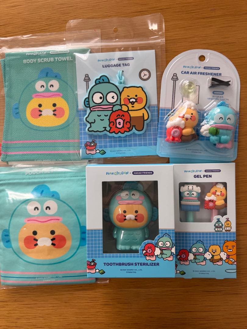 【韓国限定】ハンギョドン✖️KAKAO FRIENDS 6点セット