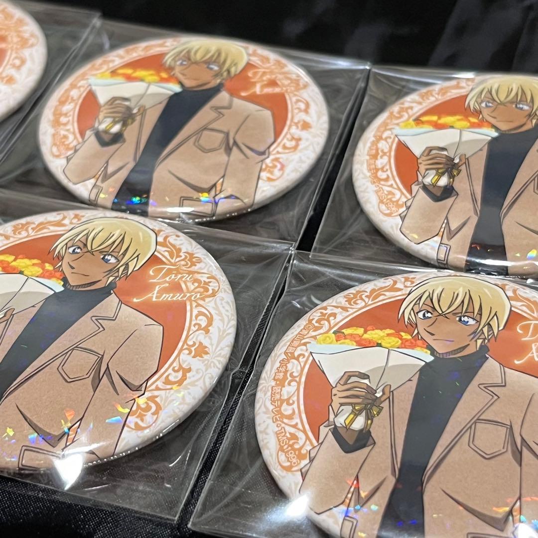 【新品未使用】 名探偵コナン 安室透 花束 缶バッジ トムス ハロウィンの花嫁