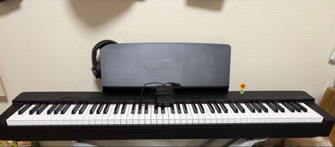 YAMAHA P225BヘッドホンXスタンドXイスダンパーペダルセットまい