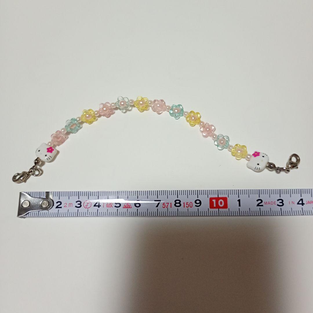 激レア　入手困難キティちゃん フラワーデザイン ストラップ