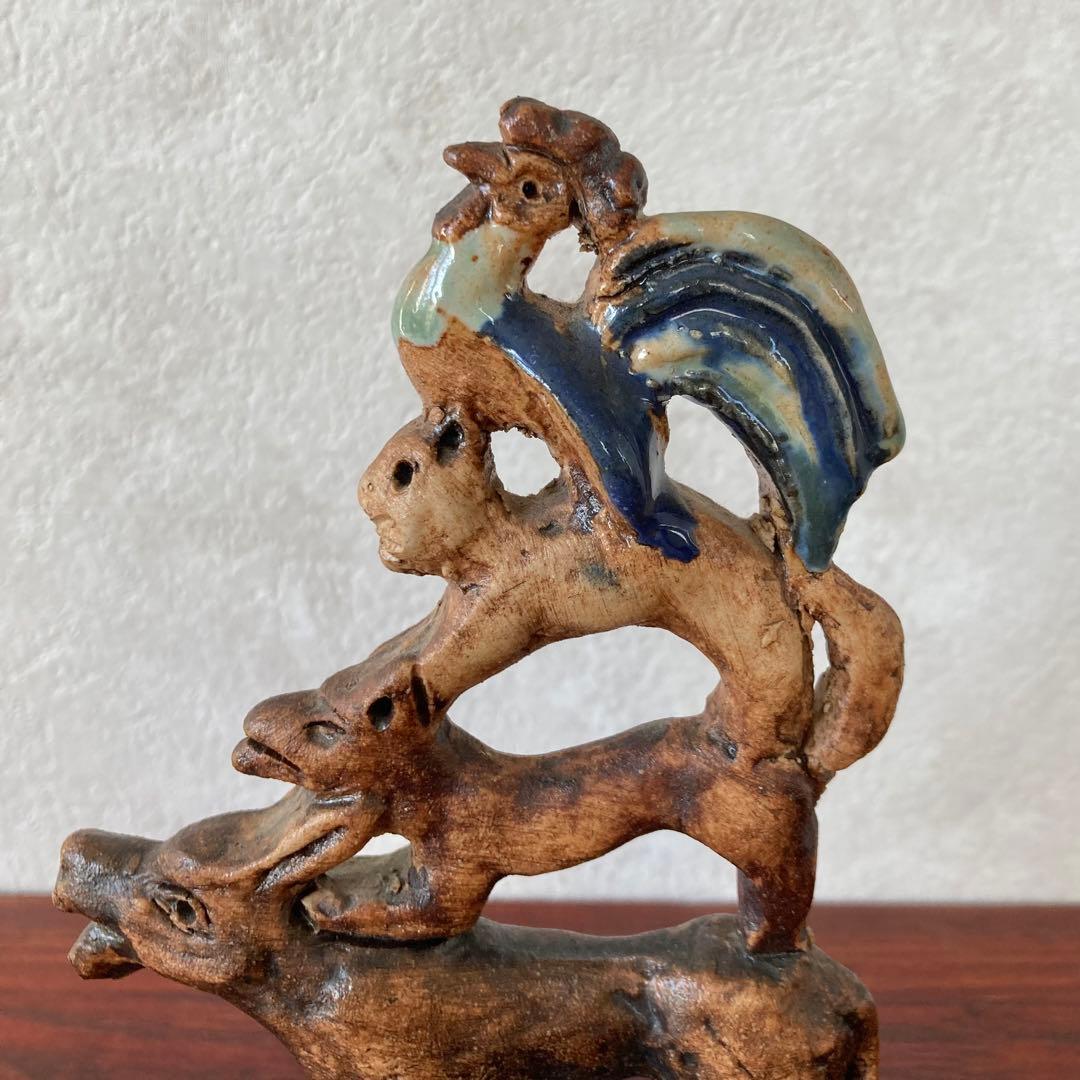 ブレーメンの音楽隊　オブジェ　置物　ドイツ　ヴィンテージ