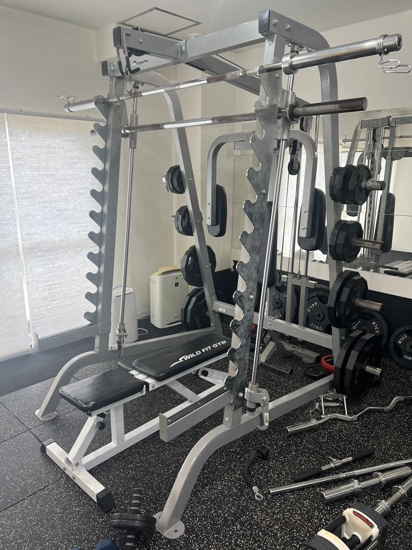 ワイルドフィット　パワーラック　スミスマシン　ラットプル　ペックフライ