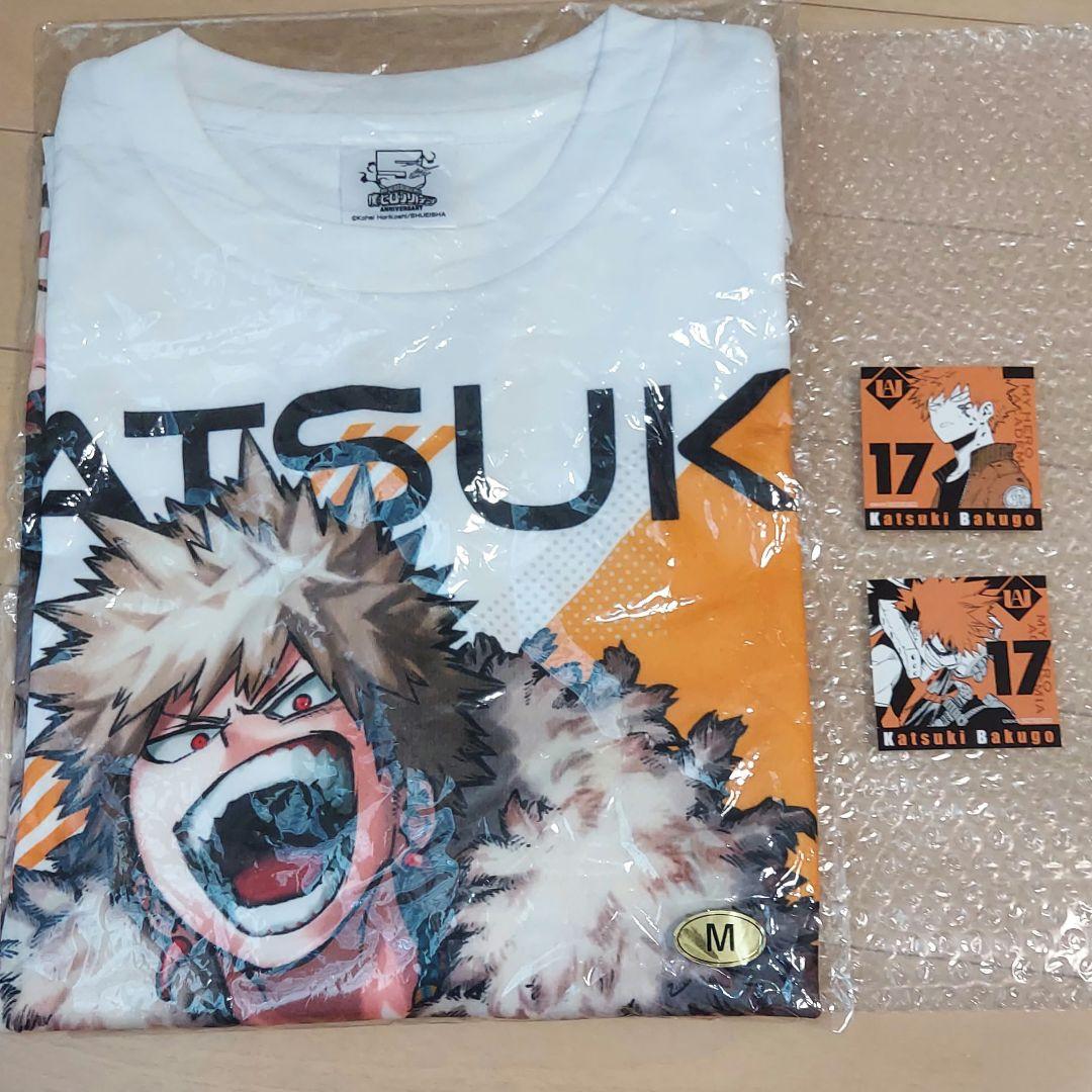 僕のヒーローアカデミア 爆豪勝己　十傑 ジャンプショップ受注Tシャツ　mサイズ
