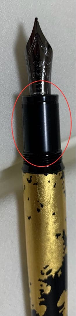 モンブラン マイスターシュテュック ソリテールカリグラフィーゴールドリーフ万年筆