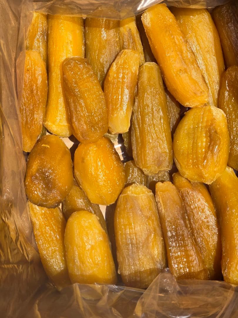 ちぢみ、ほしいも紅はるか丸干し箱込み2kg×2