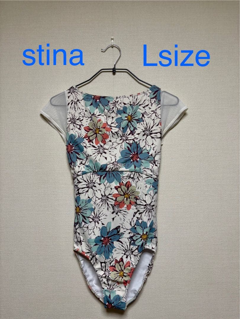stina 花柄 Lサイズ レオタード