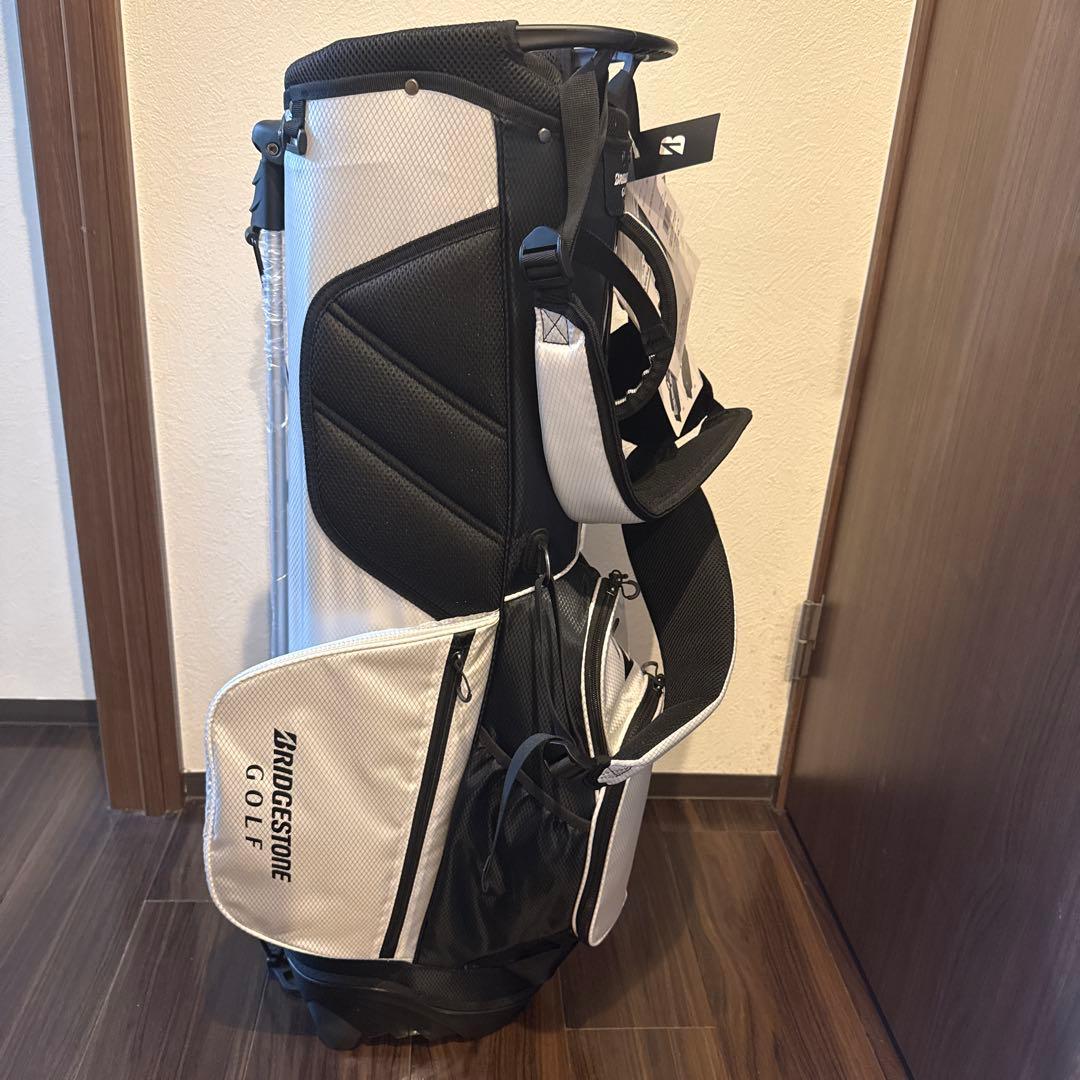 BRIDGESTONE GOLF キャディバッグ 白・黒