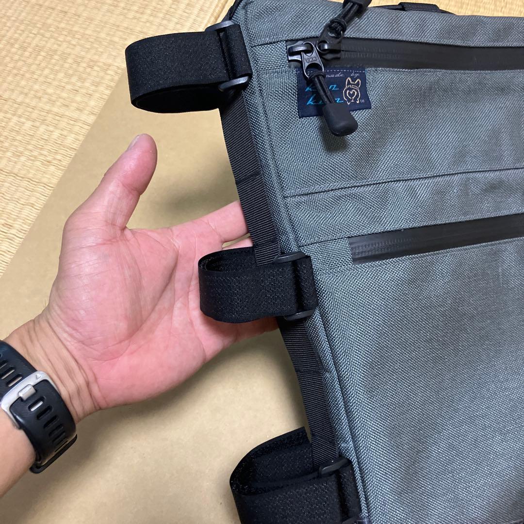 sbnskハンドメイドフレームバッグ＋ステムポーチ×2