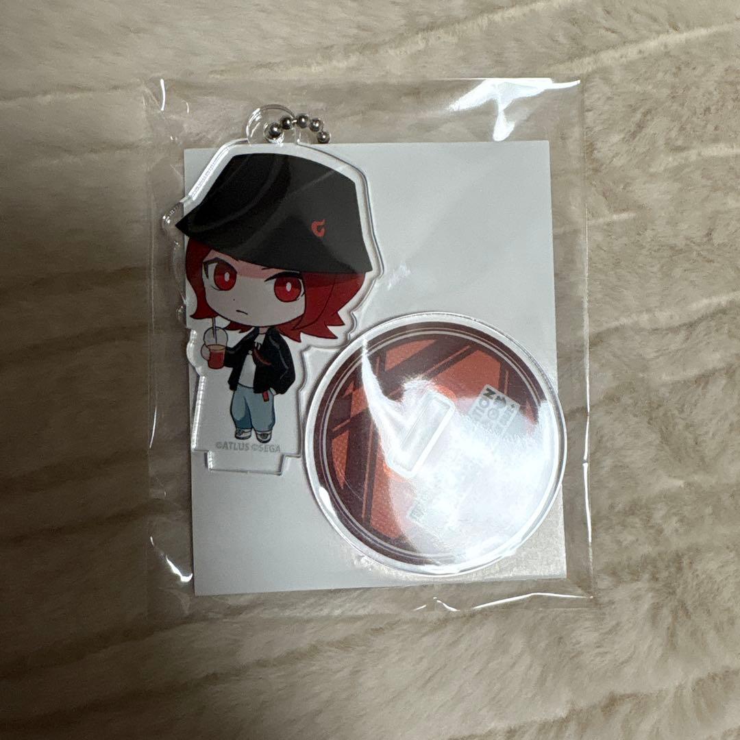 ペルソナ2コラボカフェ　25周年罪罰 主人公 周防達哉 アクリルスタンド