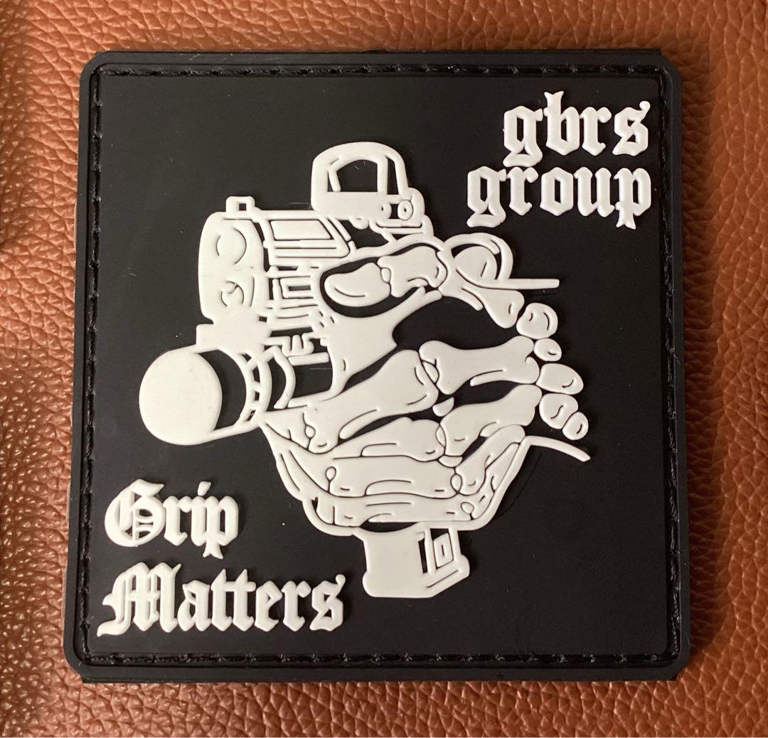 GBRSグループ ミリタリー ラバーパッチベルクロ ワッペン 9枚セット