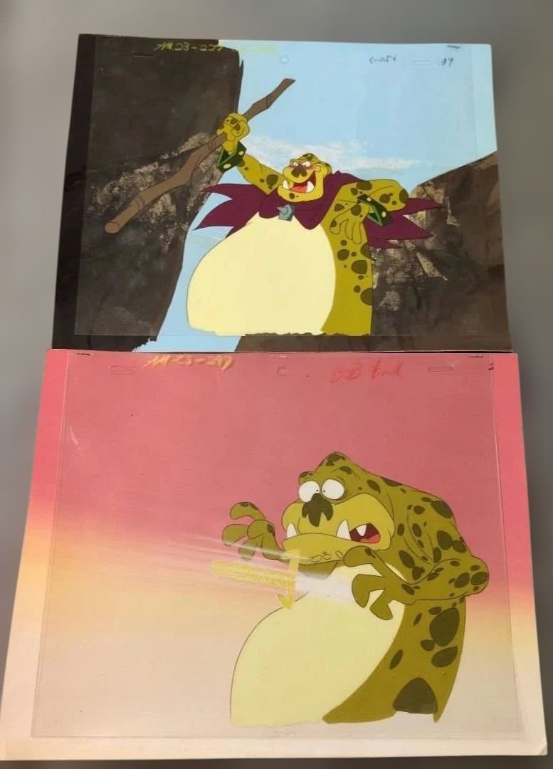 虫プロの遺産 なつかしの世界名作アニメ アンデルセン物語❤️「沼の王の娘」セル画