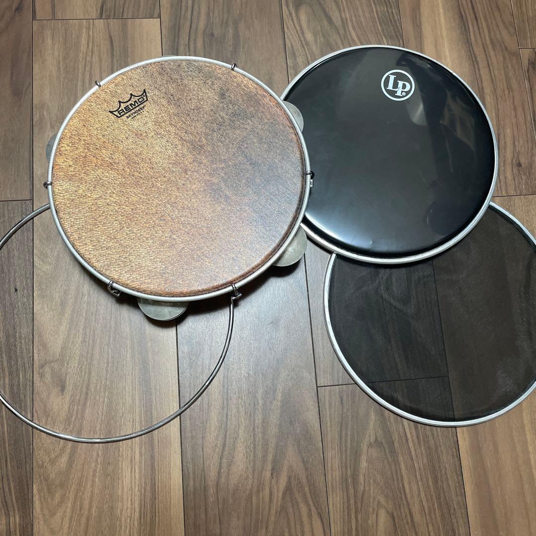 パンデイロ　lp 交換ヘッド、フープ有り‼️美品‼️