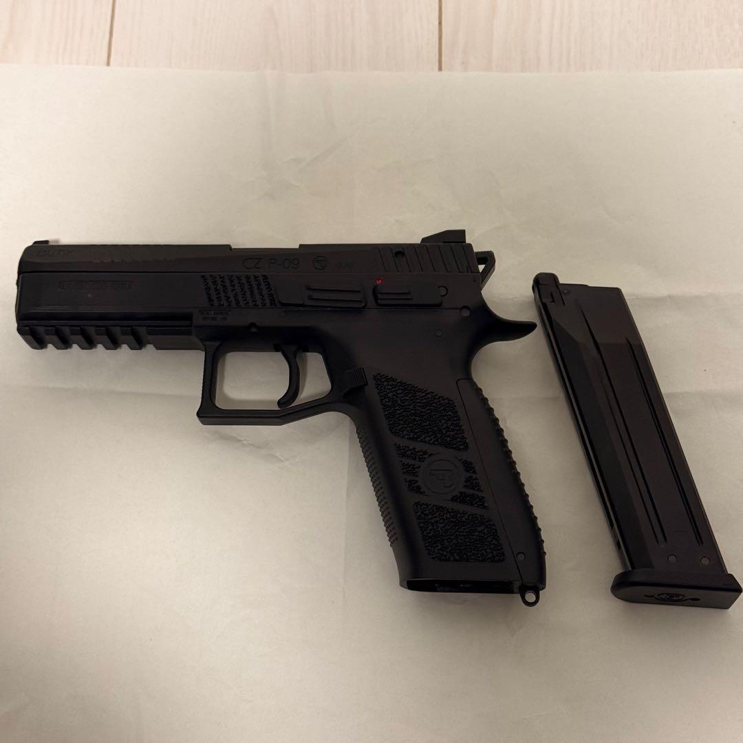 CZ P-09 ガスガン ブラック ガスブローバック ハンドガン KJWORKS