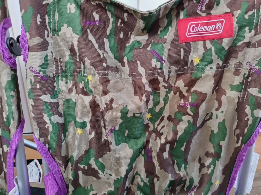 Coleman アウトドア迷彩柄 折りたたみコンパクトグランドチェア2脚セット