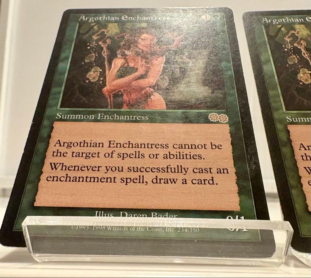 アルゴスの女魔術師/Argothian Enchantress英語版4枚セット