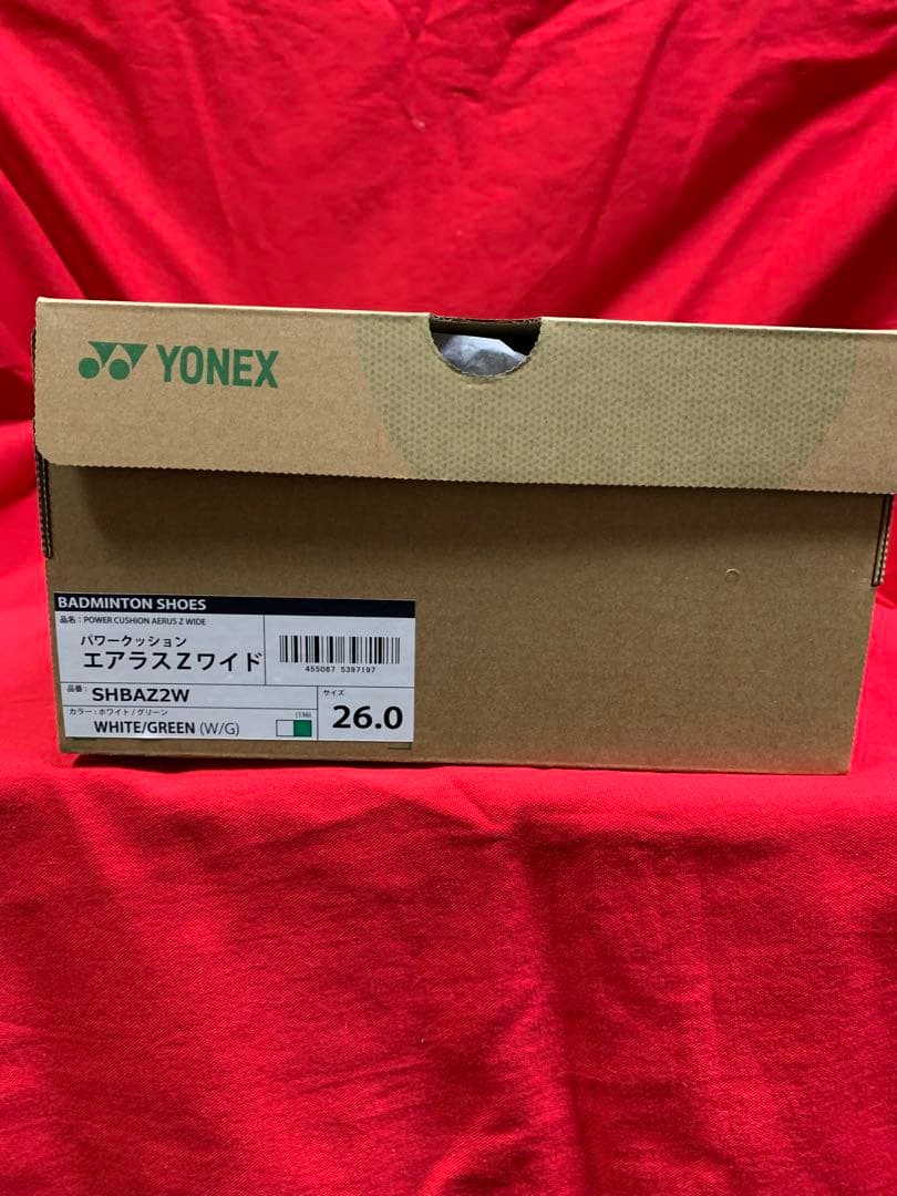 SHBAZ2W　26.0cm バドミントン ヨネックス シューズ