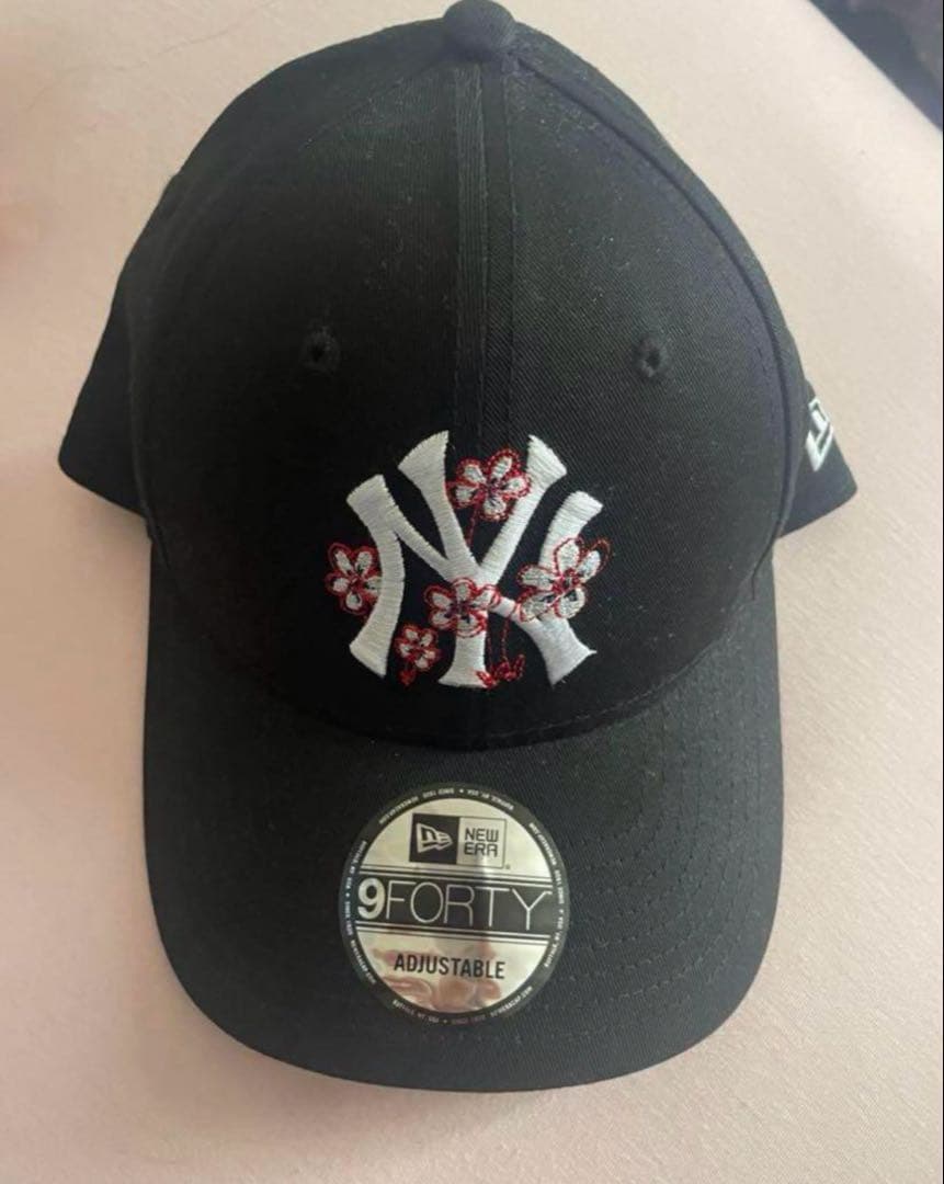 ニューエラ キャップ 花柄 刺繍