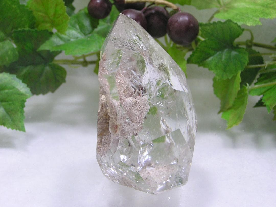 天然石    ガーデンクォーツ（庭園水晶）ポイント  A150702-4