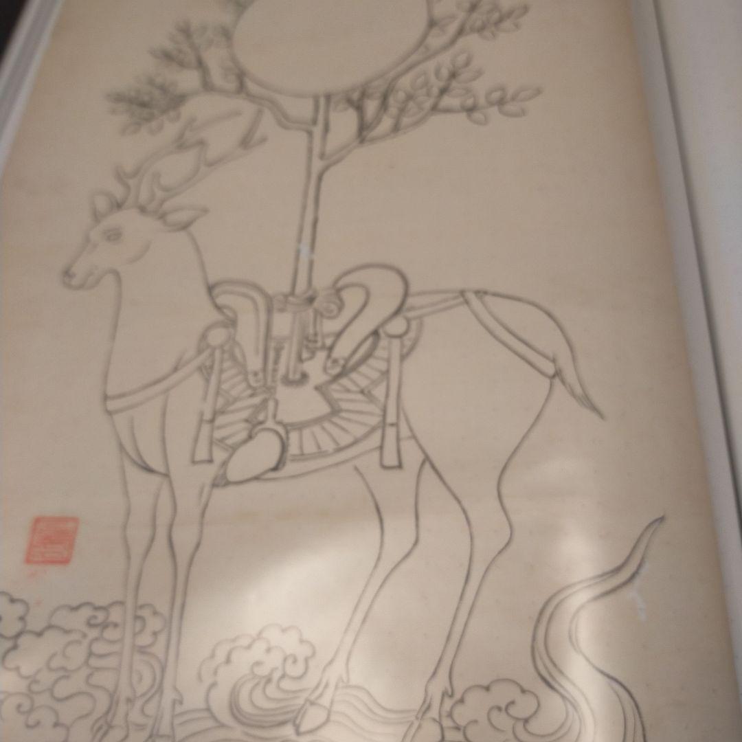 超貴重古い水墨画　絵師による仏画写し下絵沢山　日本画