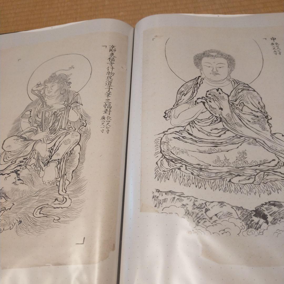 超貴重古い水墨画　絵師による仏画写し下絵沢山　日本画