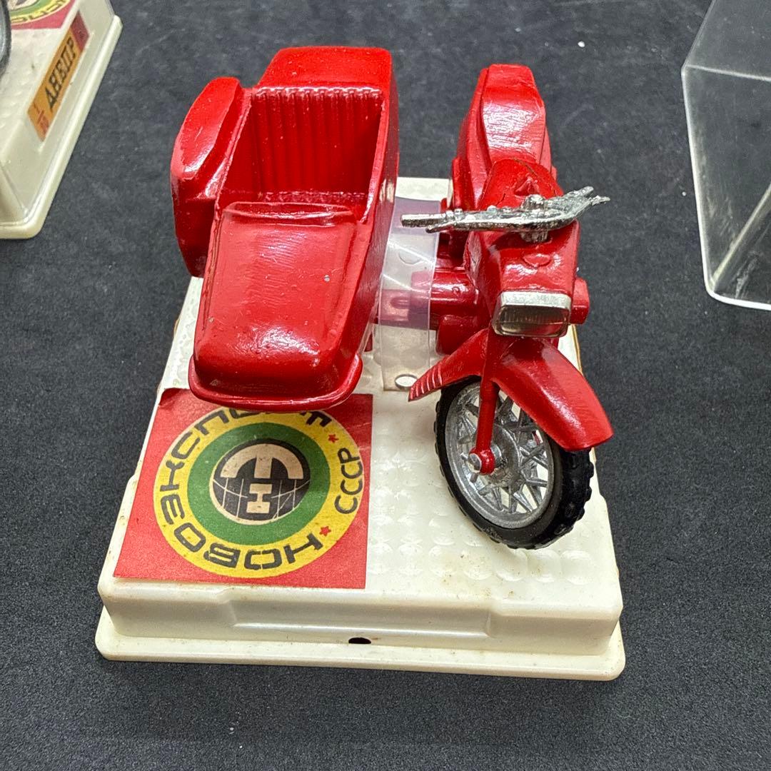 ヴィンテージ バイク サイドカー 模型 AHEIP2 レトロトイ