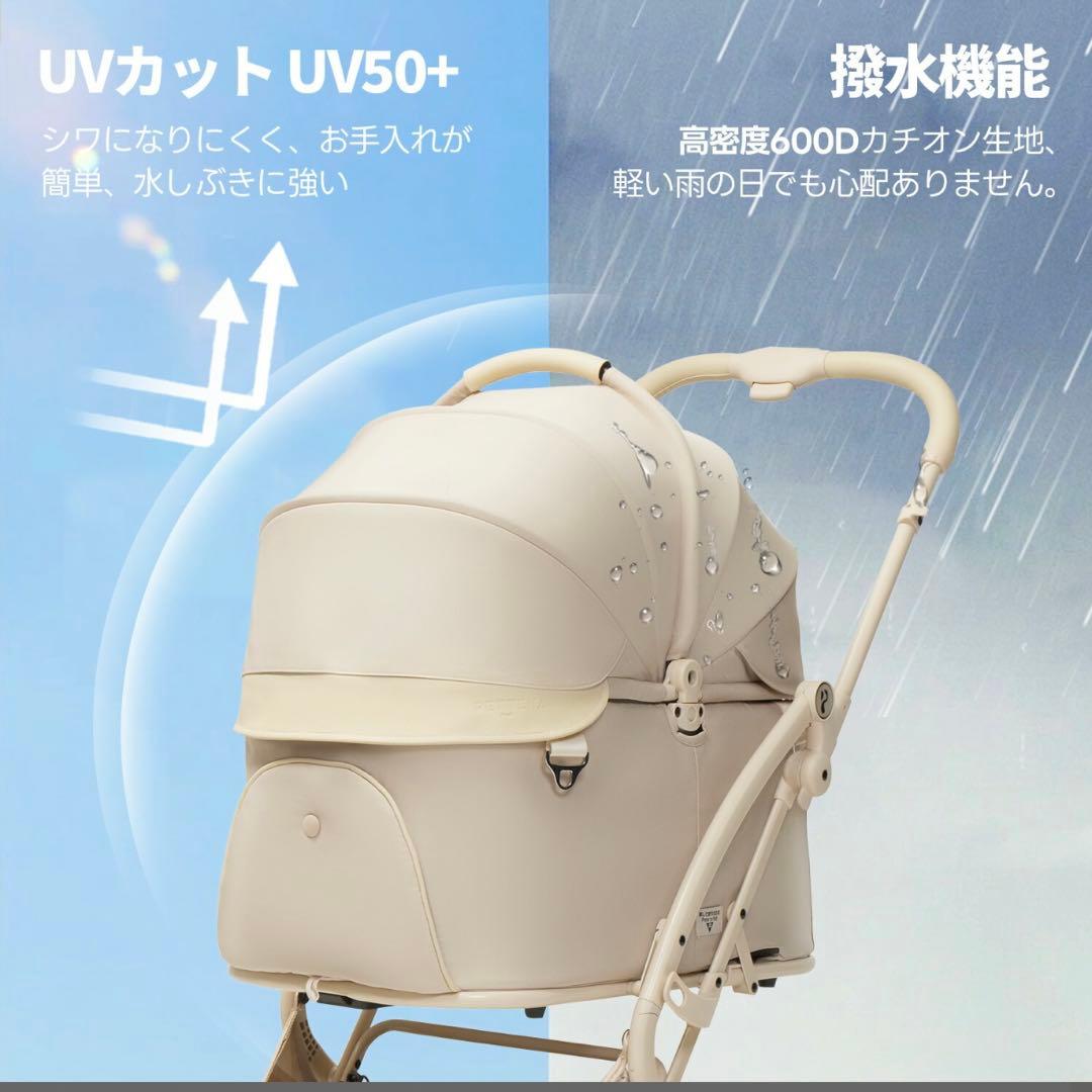 み*こ様 PETTENA MILOU ペットカート クリーム色