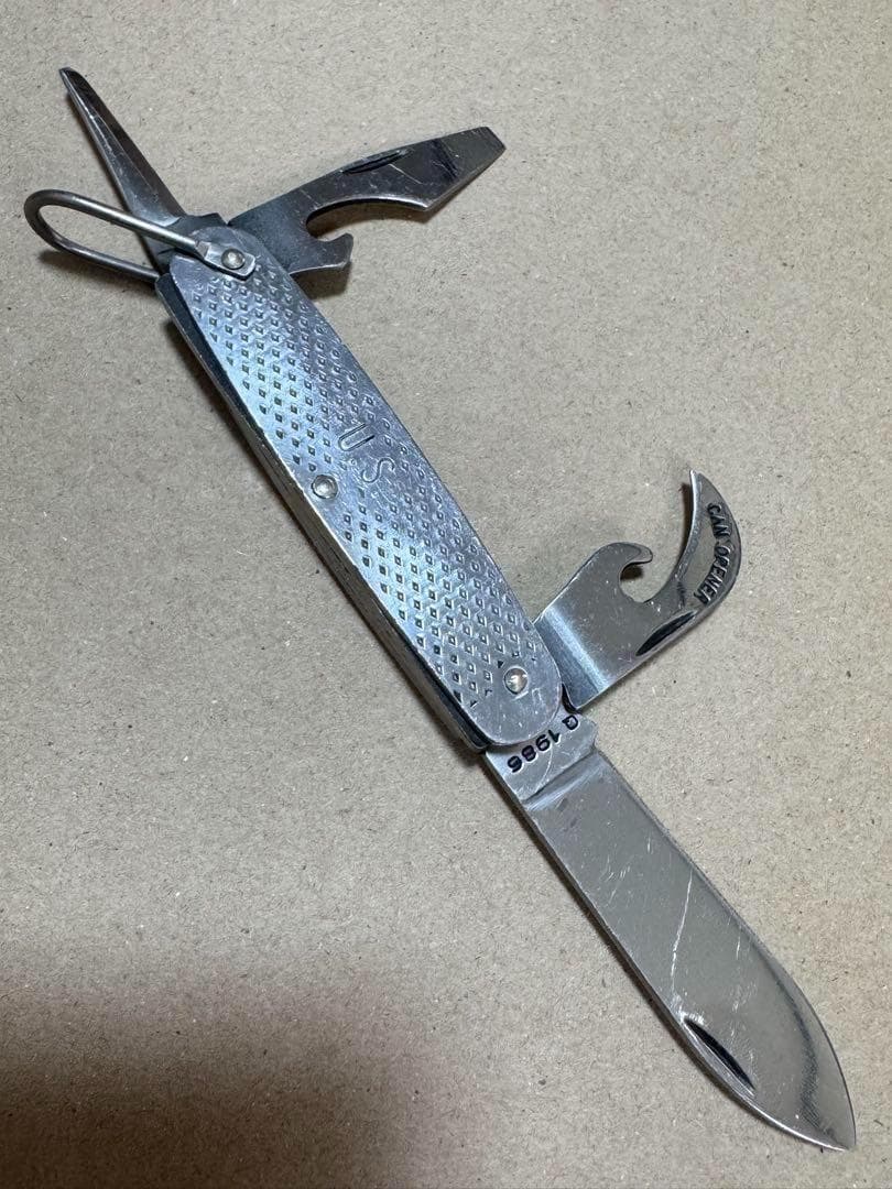 米軍 実物 ポケットナイフ 1986年