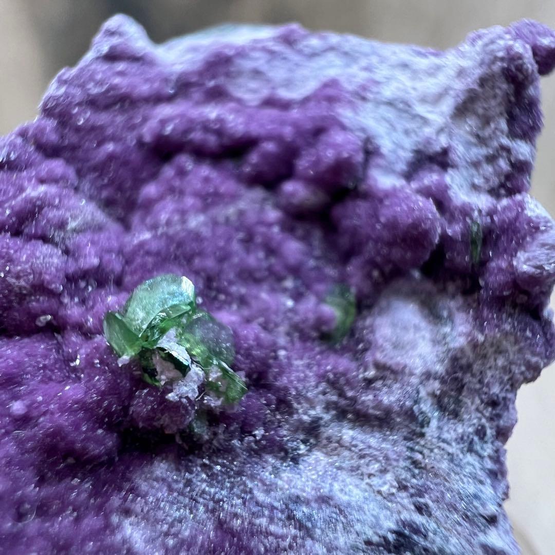 スフェーン アメス石 ④ 共生 鉱物 標本 原石