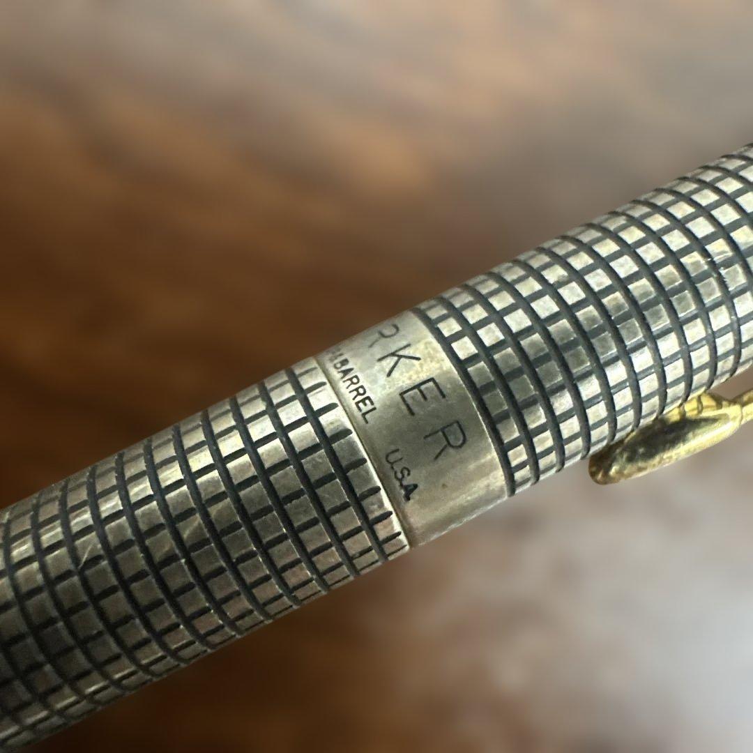 ★ヴィンテージ★PARKER75ボールペンスターリングシルバー芯入り